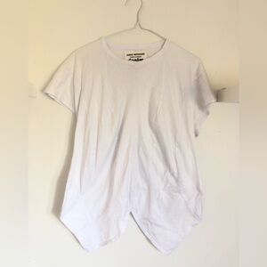 Comme des Garcons White Asymmetrical Top
